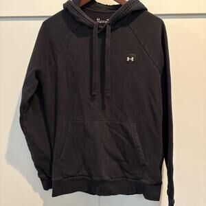 Under Armour Hoodie Mens Small Fleece Pullover Athletic Loose Kangaroo Pocket